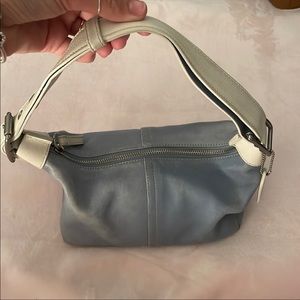 Light blue coach purse